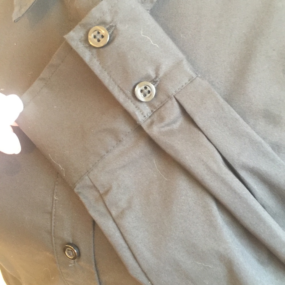 Laundry By Shelli Segal Black Button Down Shirt - Picture 8 of 16